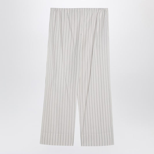 The Row Hypnosta trousers in white with stripes 8657W3584/Q_THERO-WGH_107