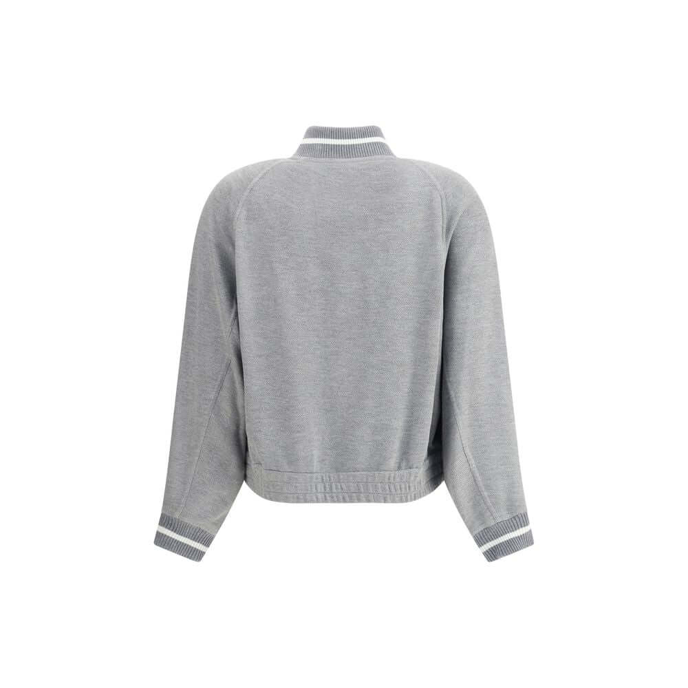 Brunello Cucinelli Gray Viscose Sweatshirt