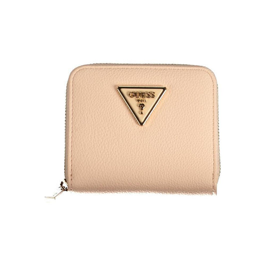 Guess Jeans Pink Polyethylene Wallet