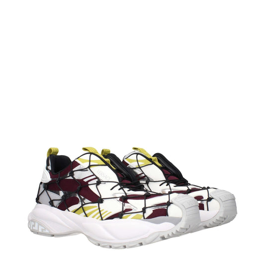 Versace Red Fabric Athletic Sneakers VE-15248534733065-EU43/US10