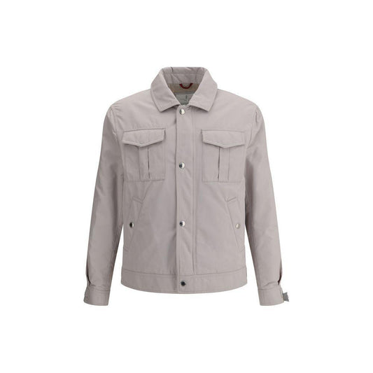 Brunello Cucinelli Waterproof Shirt Jacket BR-MV4076555CYN80-IT50 | L