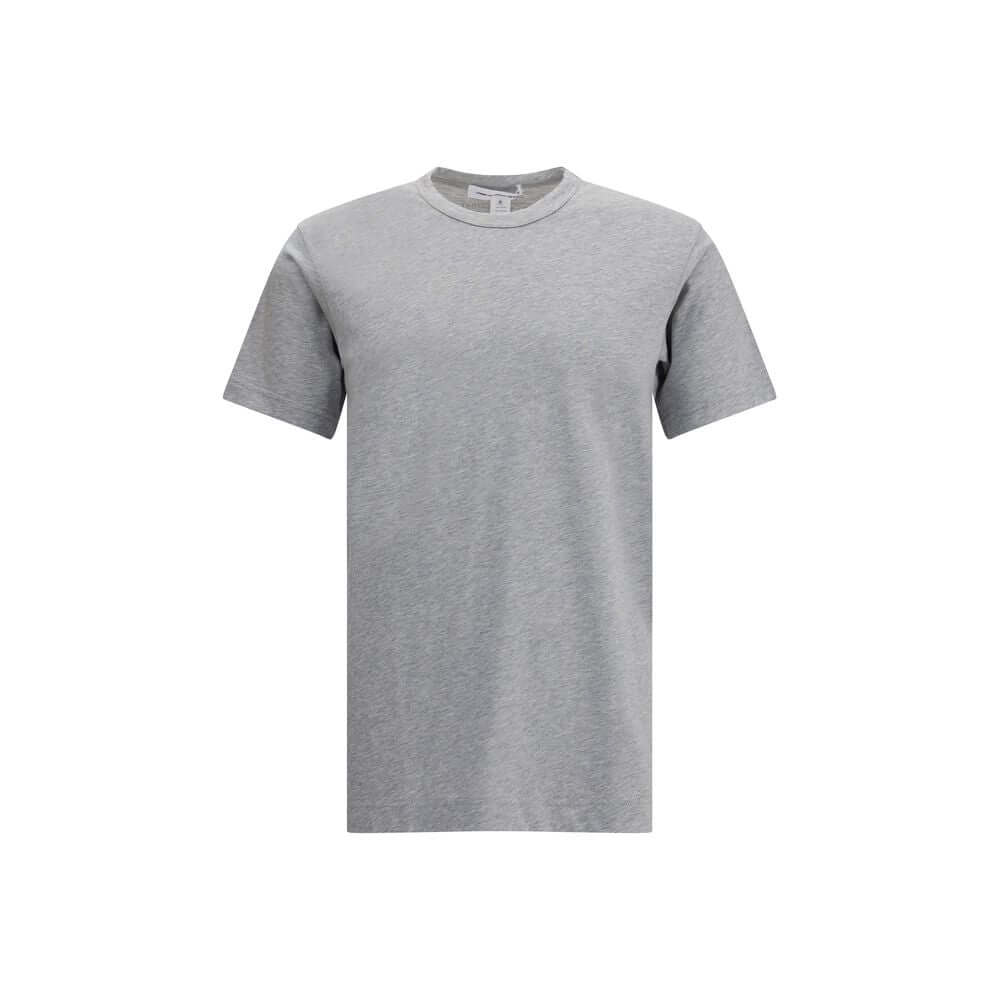Comme Des Garçons Gray Cotton T-Shirt with crew neck, short sleeves, and back logo print, made in Turkey for AW25.