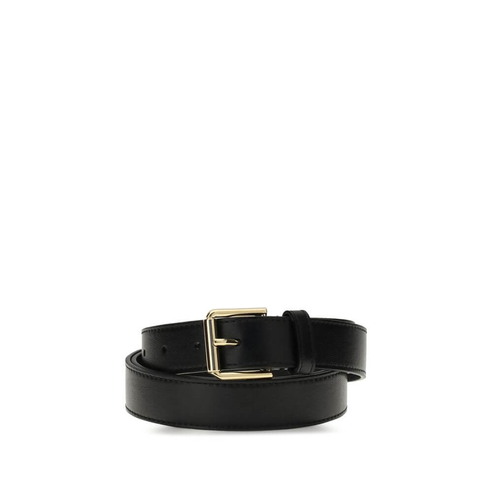 Givenchy Black Calf Leather Bos Taurus Regular Belt