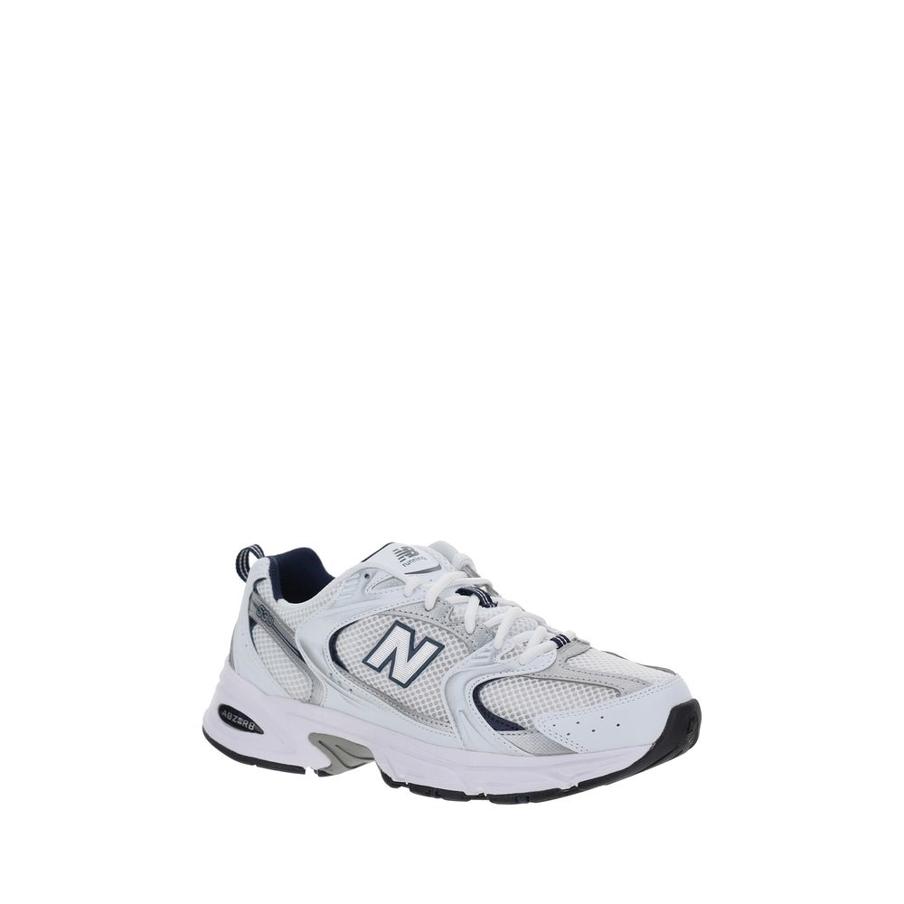 New Balance White Polyethylene Athletic Sneakers