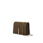Giada Olive Green Leather Crossbody Bag