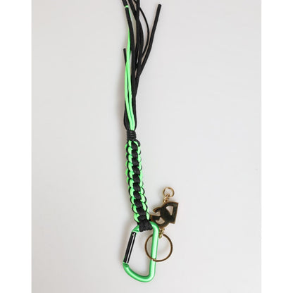 Dolce & Gabbana Multicolor Polyester Tape String DG Logo Keychain Keyring