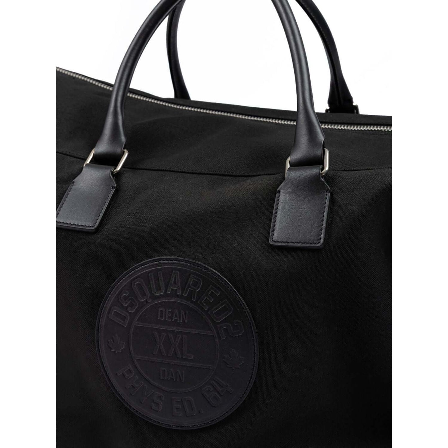 Dsquared² Black Fabric Weekend Travel Bag DS210825-1