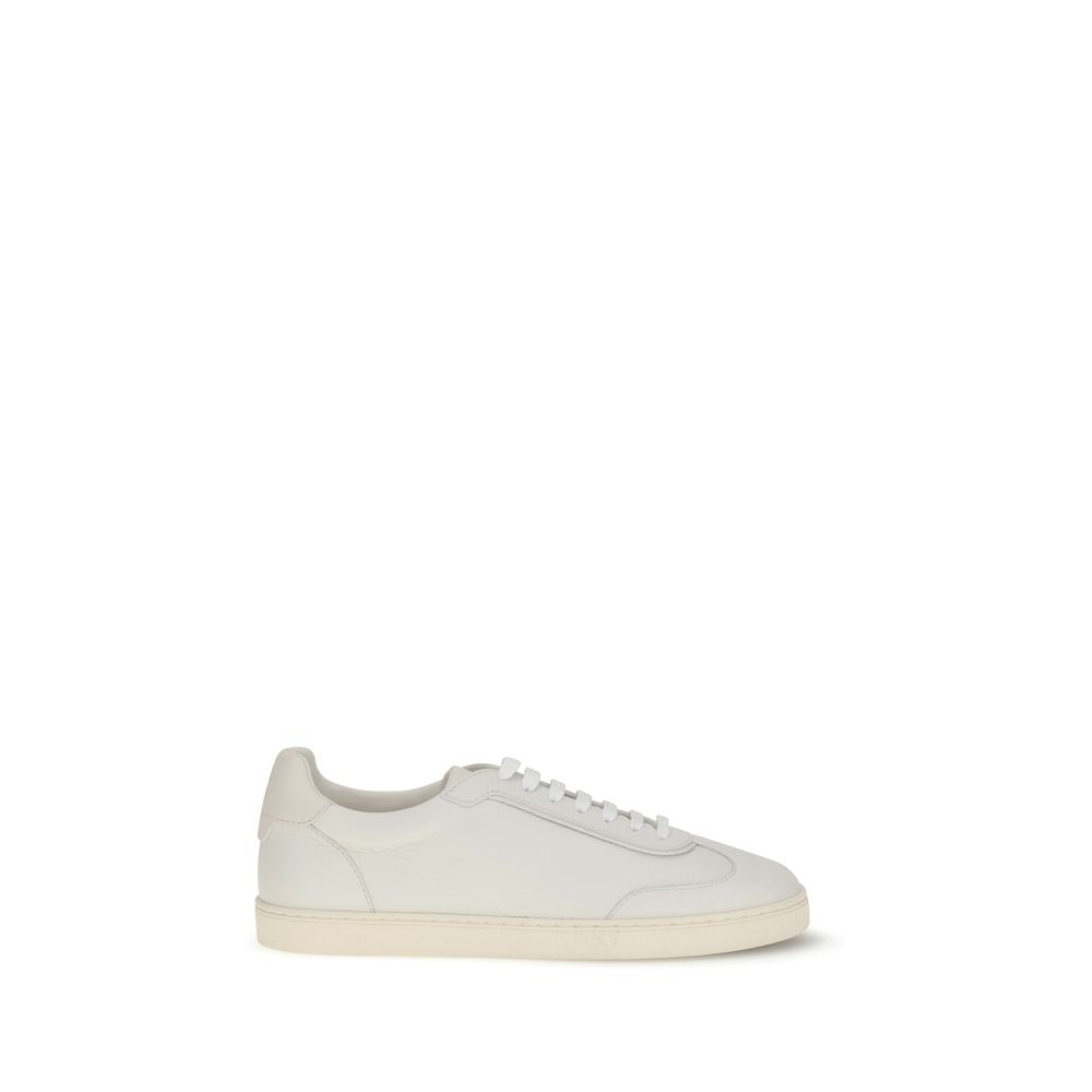 Brunello Cucinelli White Rubber Low Top Sneakers