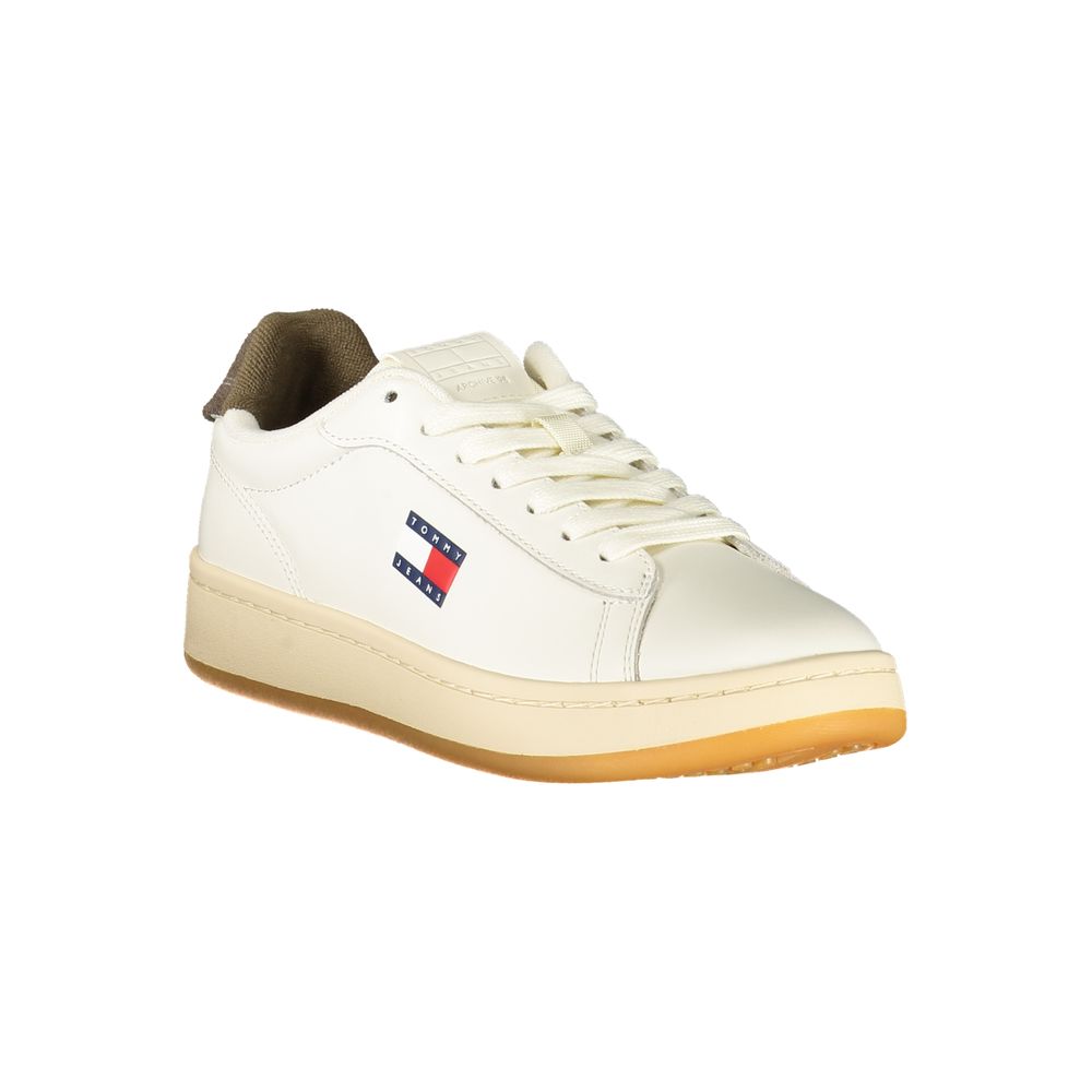 Tommy Hilfiger White Polyester Sneaker