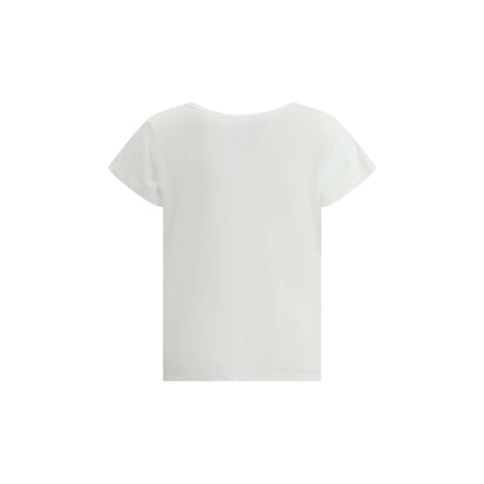 James Perse V-neck cotton T-Shirt JA-WUC3182WHT-0/XS