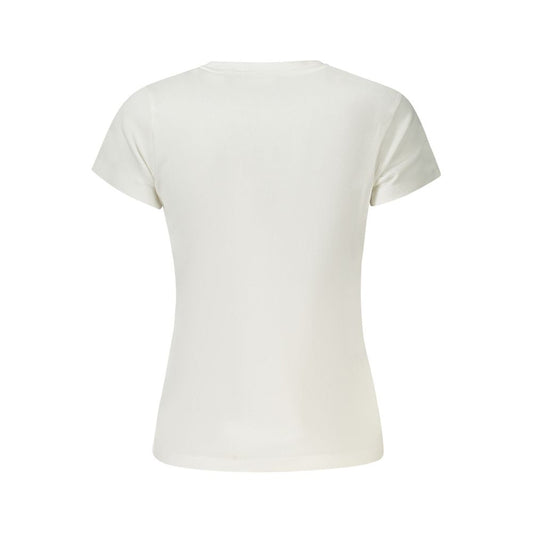 Pepe Jeans White Cotton Women T-Shirt PE-39418-XS