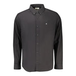 Calvin Klein Black Cotton Men Shirt CA-39425-S