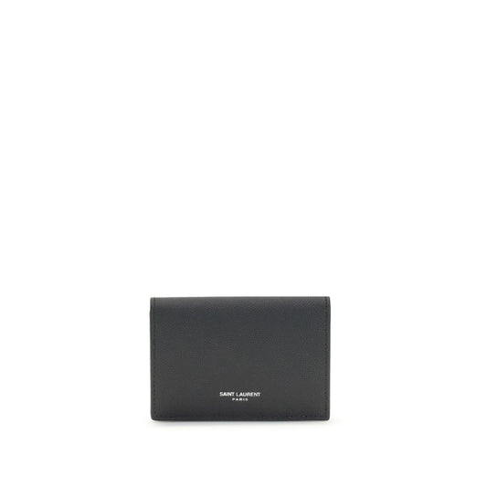 Saint Laurent Grain de poudre leather business Card Holder SA469338BTY7N1000BB