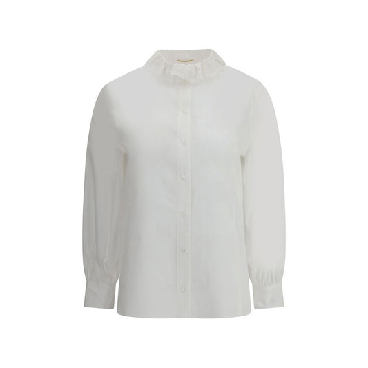 Saint Laurent Cotton poplin Shirt SA-842627Y7K369601-IT40 | M
