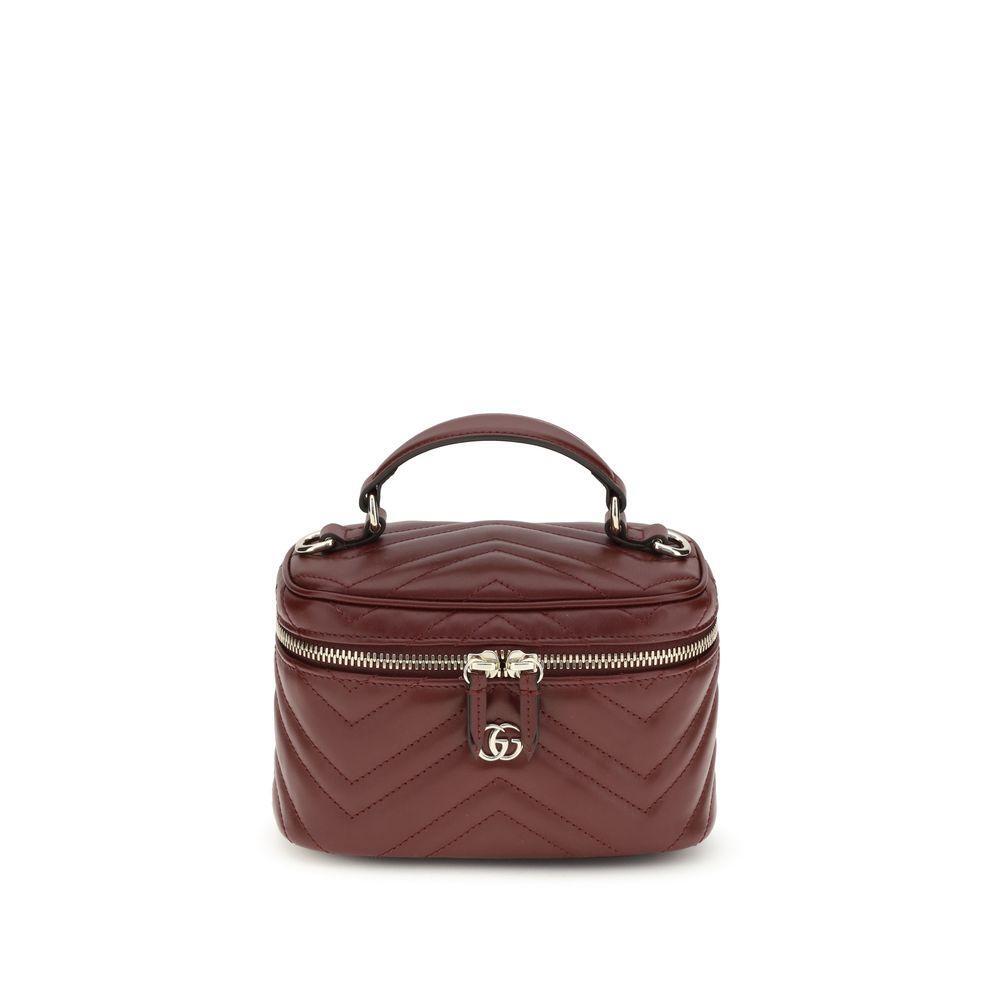 Front view with bag zipped and handles upright.