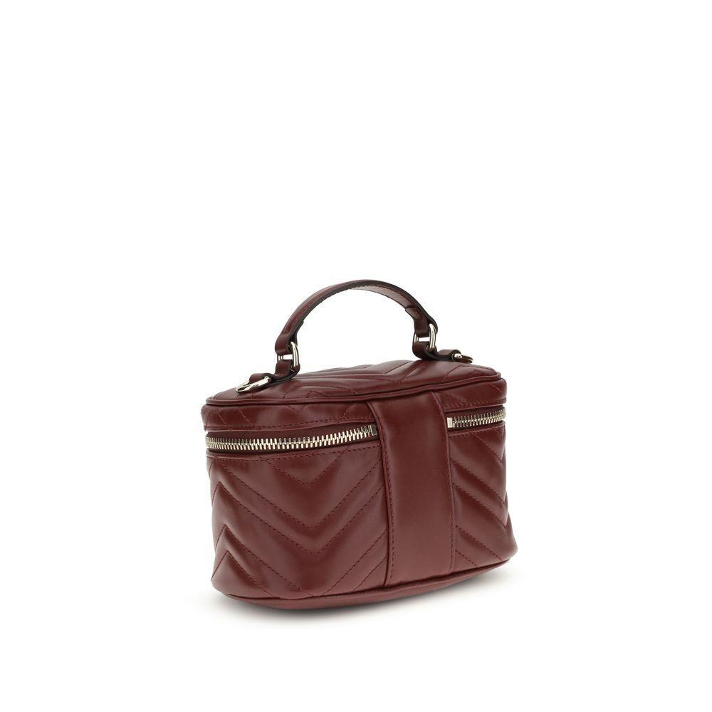 Front view with bag zipped and handles upright.