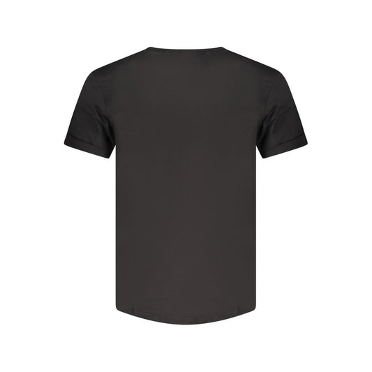 Calvin Klein Black Cotton Men T-Shirt
