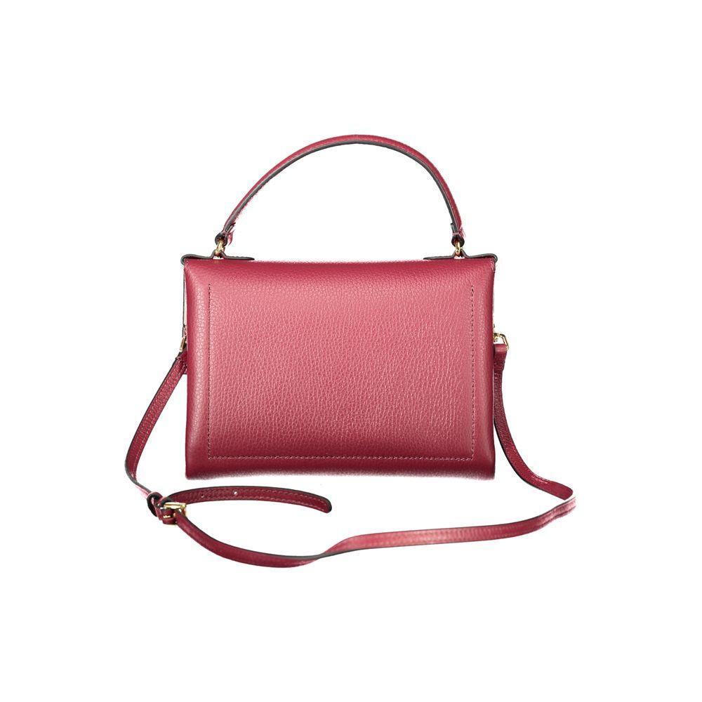 Front view with bag zipped and handles upright.