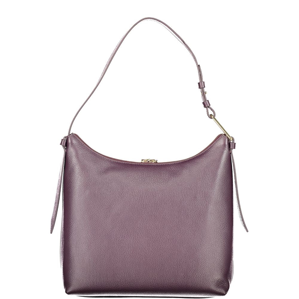 Coccinelle Purple Leather Handbag