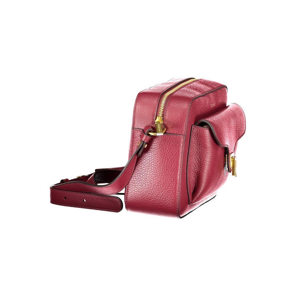 Front view with bag zipped and handles upright.
