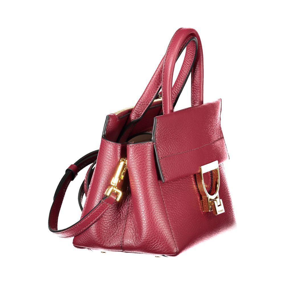 Front view with bag zipped and handles upright.