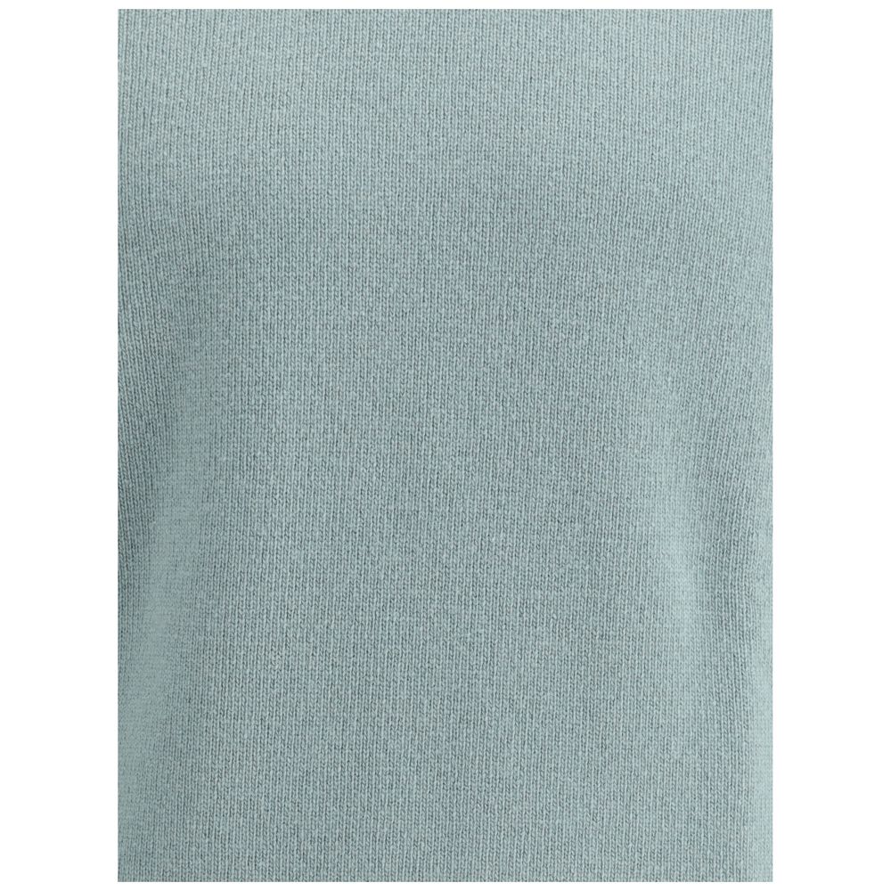 Brooksfield Green Fleece Wool Turtleneck