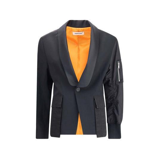 Undercover Black Polyester Bomber