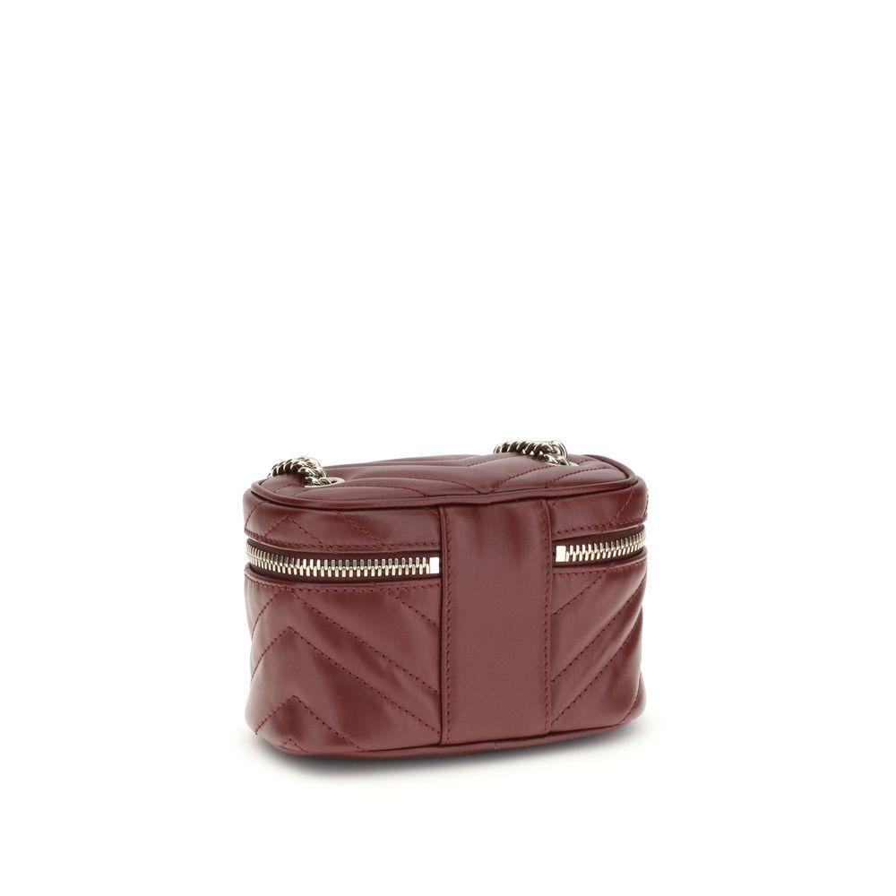 Front view with bag zipped and handles upright.