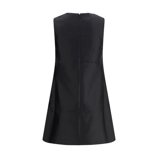 Self-Portrait Taffeta embellished trim short Dress