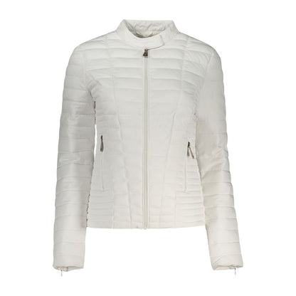 Guess Jeans White Polyethylene Jackets & Coat