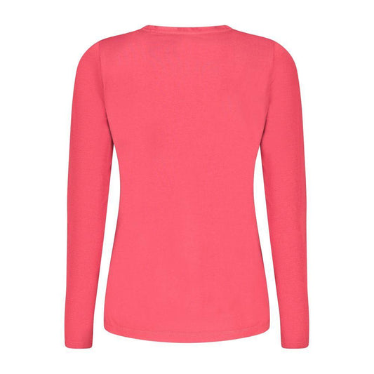 Pepe Jeans Red Cotton Women T-Shirt PE-39599-XS