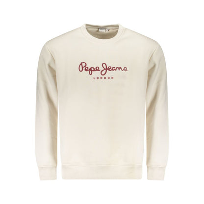 Pepe Jeans White Cotton Sweatshirt