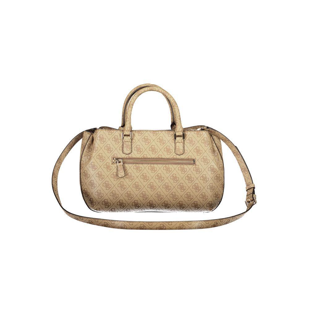 Guess Jeans Beige Polyethylene Women Handbag
