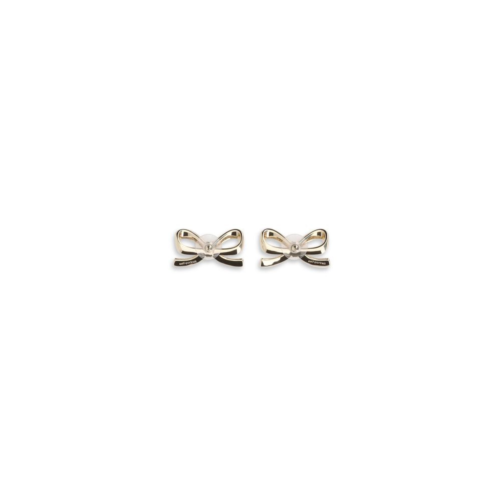 Self-Portrait Crystal bow Earrings