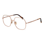Max Mara Rose Gold Women Glasses Frame with full-rim metal design and demo lenses, perfect for stylish elegance.