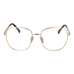 Max Mara Gold Women Glasses Frame, full-rim butterfly style, metal frame, 100% UVA&UVB protection, includes branded case.