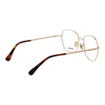 Max Mara Gold Women Glasses Frame, full-rim metal in butterfly style, featuring gold color with demo lenses and 100% UVA&UVB protection.