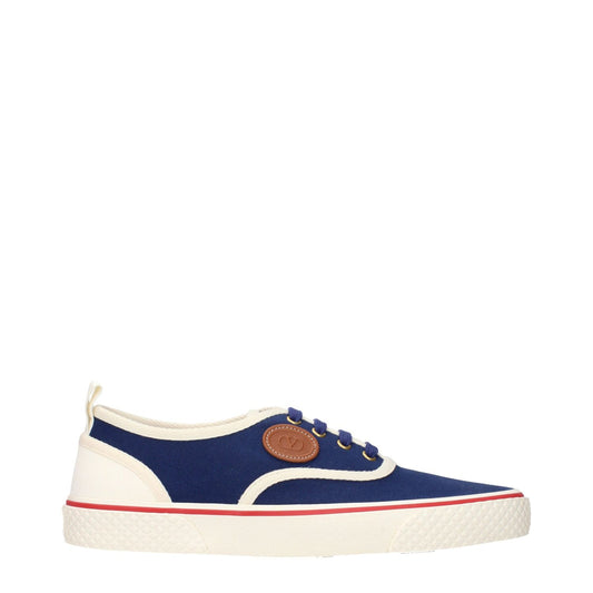 Valentino Garavani Blue Fabric Low Top Sneakers