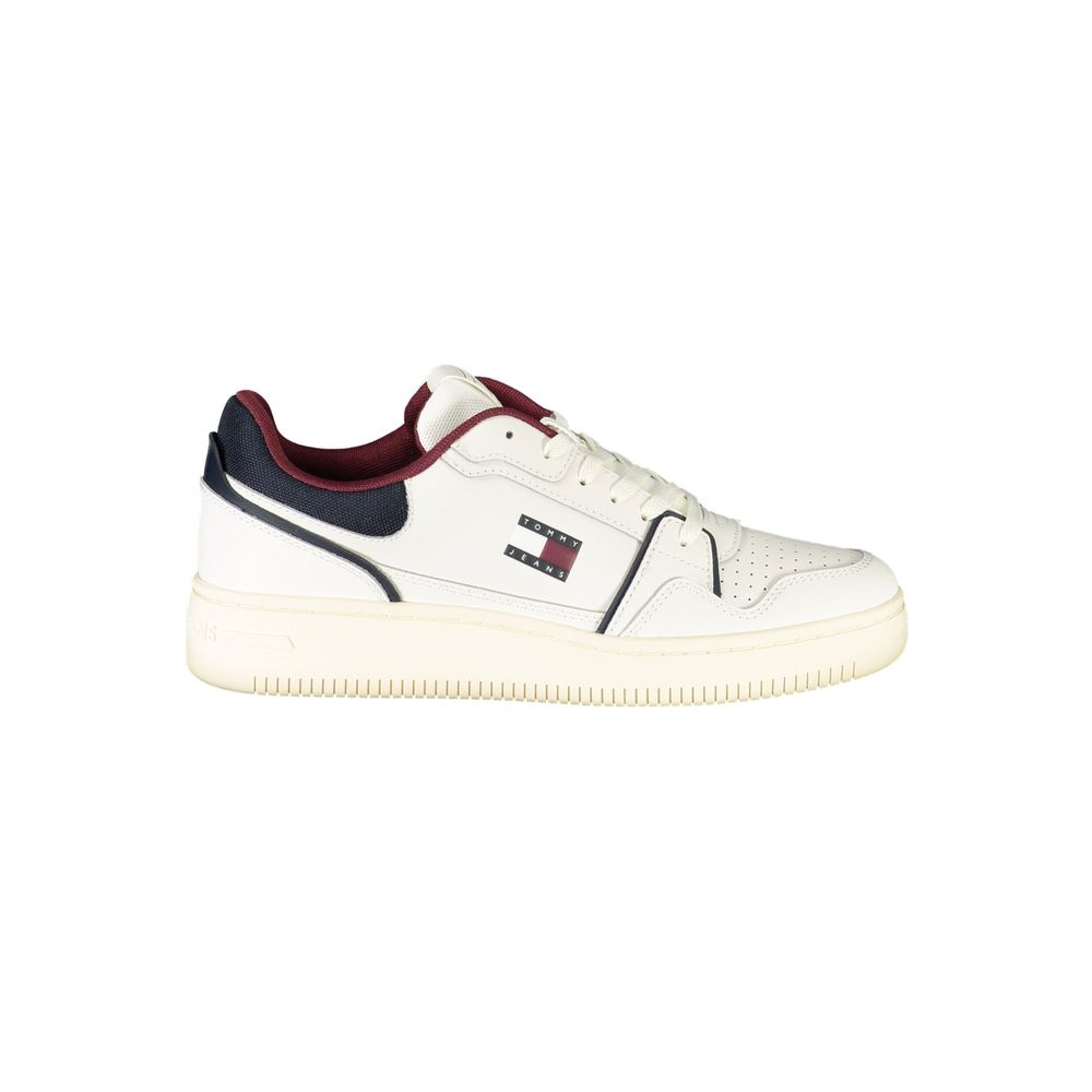 Tommy Hilfiger White Polyester Sneaker
