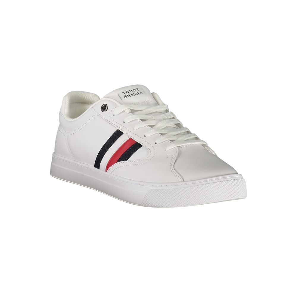 Tommy Hilfiger White Polyester Sneaker