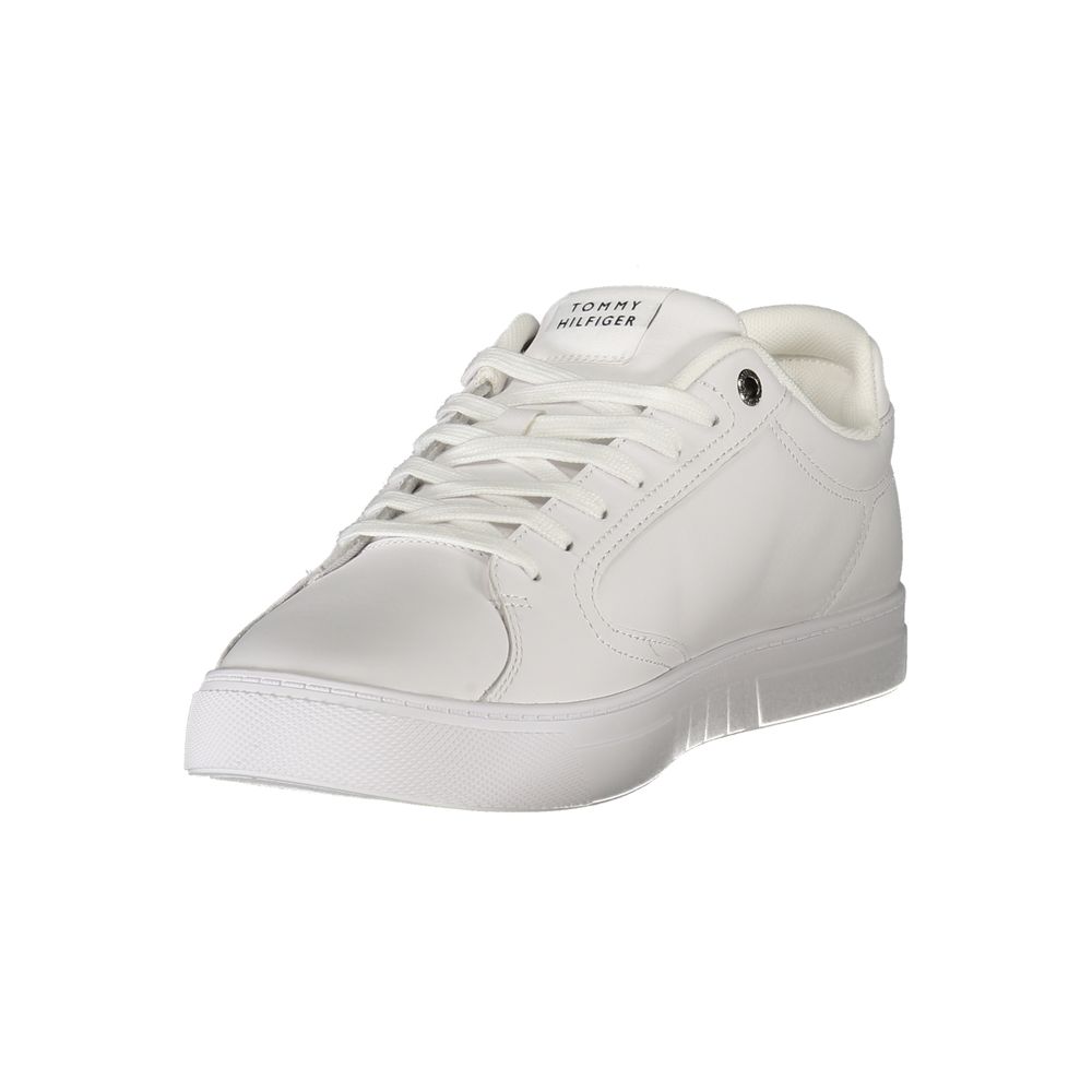 Tommy Hilfiger White Polyester Sneaker