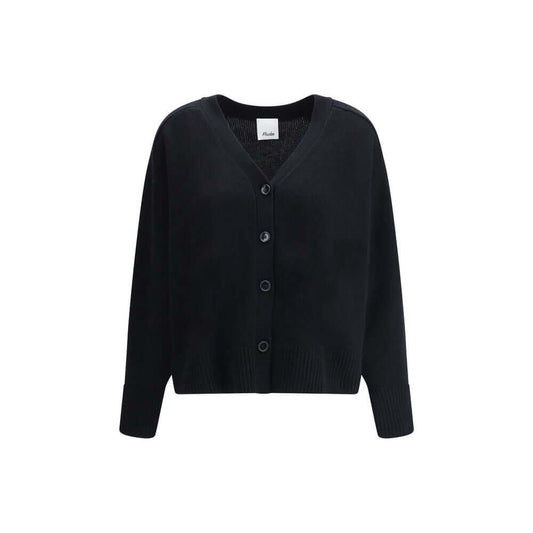 Allude Wool and cashmere Cardigan with front button closure and ribbed hem, perfect for casual elegance and style.