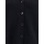 Allude Wool and cashmere Cardigan with button closure, ribbed hem and cuffs for a relaxed, elegant look. Ideal for AW25 style.