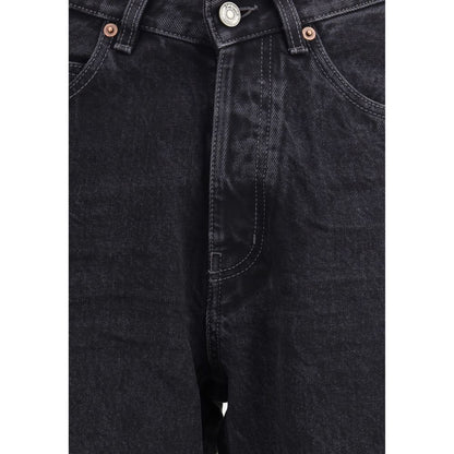 Saint Laurent Black Cotton Slim Fit Jeans