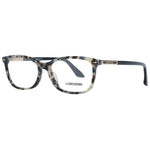 Longines Multicolor Women Glasses Frame in rectangle style with full-rim plastic design, demo lenses, and multicolor frame.