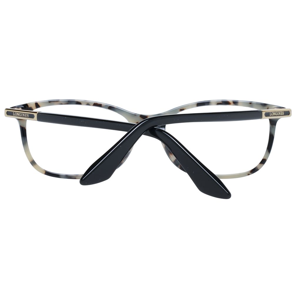 Longines Multicolor Women Glasses Frame, full-rim plastic rectangle eyewear with multicolor design, size 54-16-140.