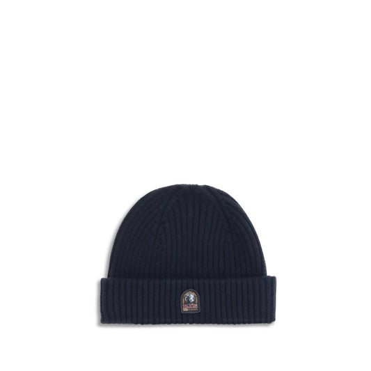 Parajumpers Black Merino Wool Beanie
