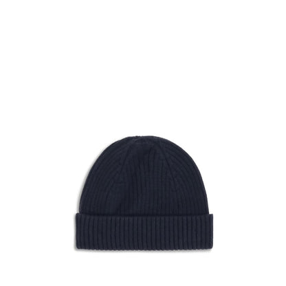 Parajumpers Black Merino Wool Beanie