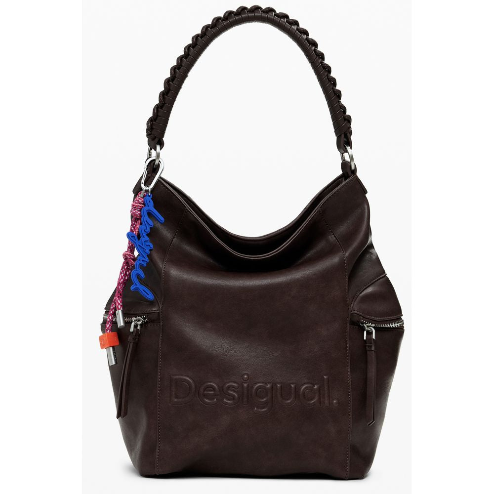 Desigual Brown Polyethylene Women Backpack DE-39821
