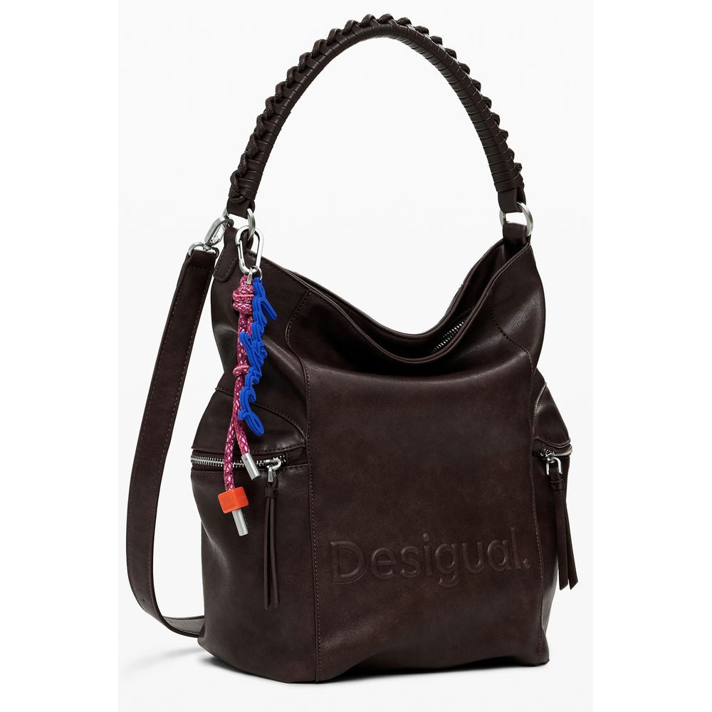 Desigual Brown Polyethylene Women Backpack DE-39821